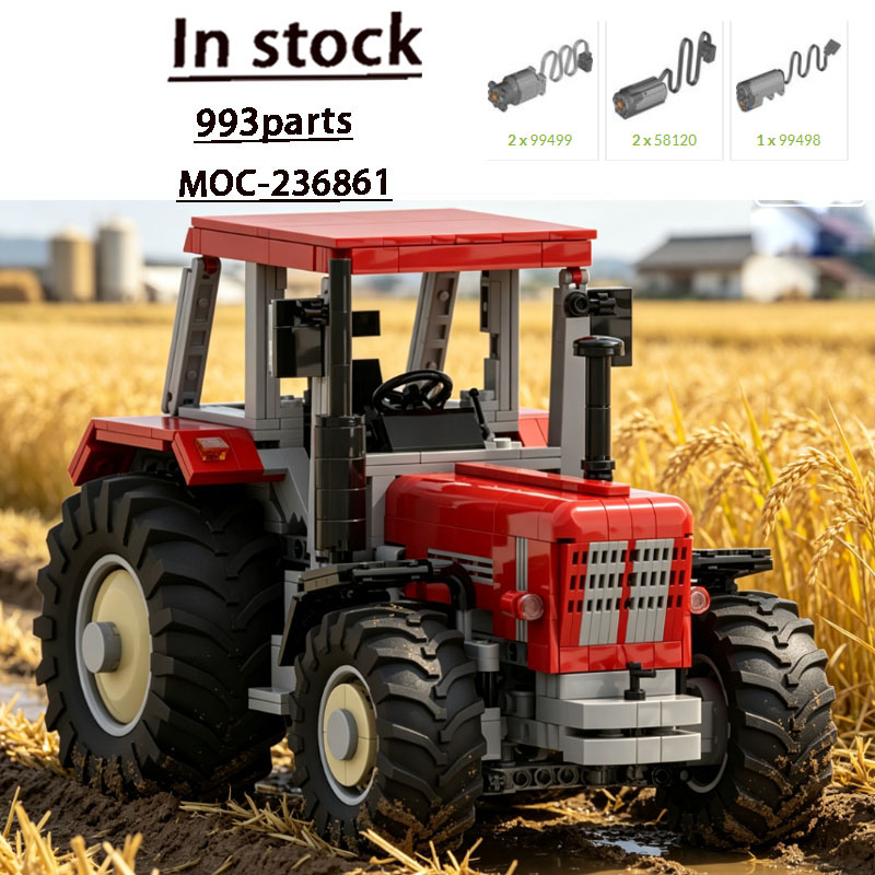 Agriculture Farming Certificate - ビルディングブロックモデル MOC-236861 シティストリートニューファーム農業トラクター 993 パーツ誕生日新年クリスマスカスタムおもちゃギフト