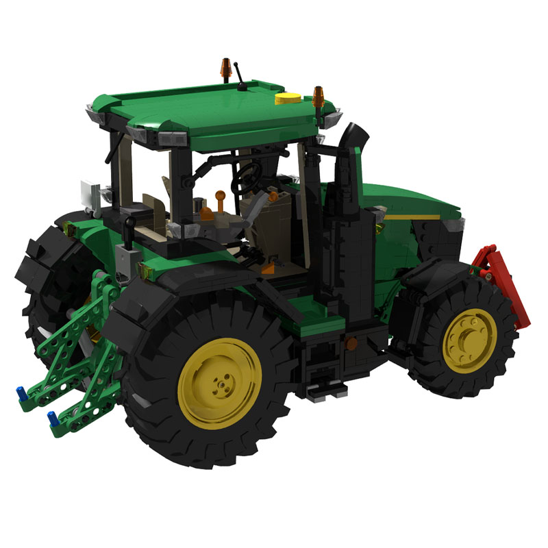 Agriculture Farming Certificate - MOC-231420 アーバンファーム農業トラクター ビルディングブロックモデル 1984 ピース MOC