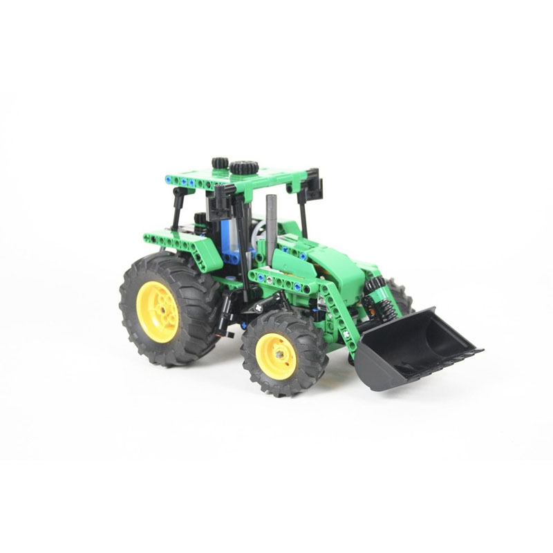Agriculture Farming Certificate - MOC-107722 シティファーム農業トラクター ビルディングブロックモデル 474 パーツ MOC