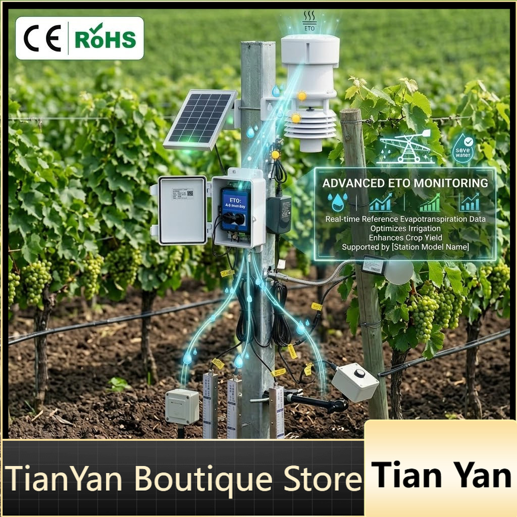 Precision Farming Smart Agriculture - EE1 スマートWiFi 4G農業用ET0気象ステーション ワイヤレス専門気象監視システム 精密農業向け