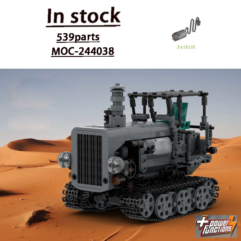 Agriculture Farming Certificate - MOC-244038 都市レトロ農業ファームトラクタービルディングブロックモデル 539 パーツクリエイティブ MOC 男の子子供の誕生日おもちゃギフト