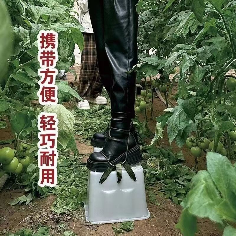 温室農場用高さ調整スツール、高さ調整シューズ、農作業用簡易ス - Agriculture Farming Shoes のレビューと価格