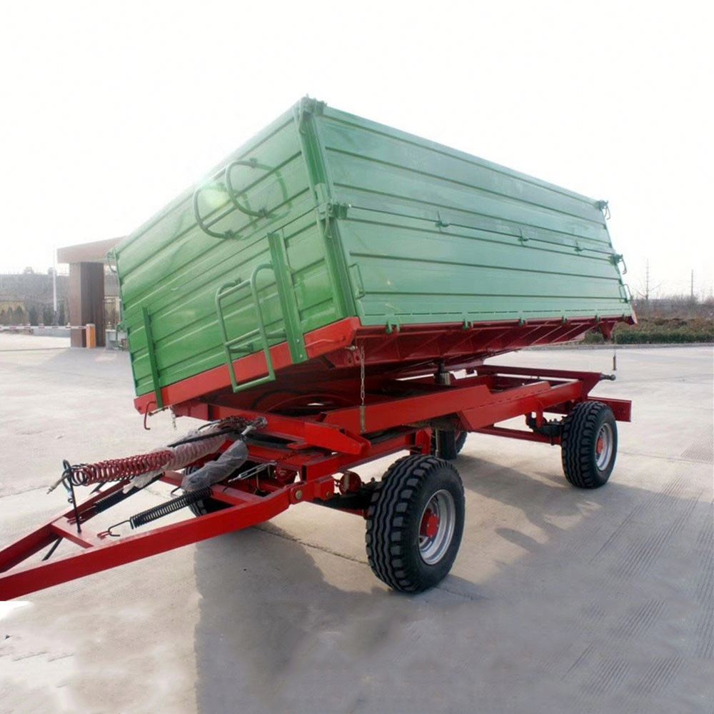 高効率積載3-10トン農業用ファームトレーラー2輪油圧ダンプ - Agriculture Farming Services のレビューと価格