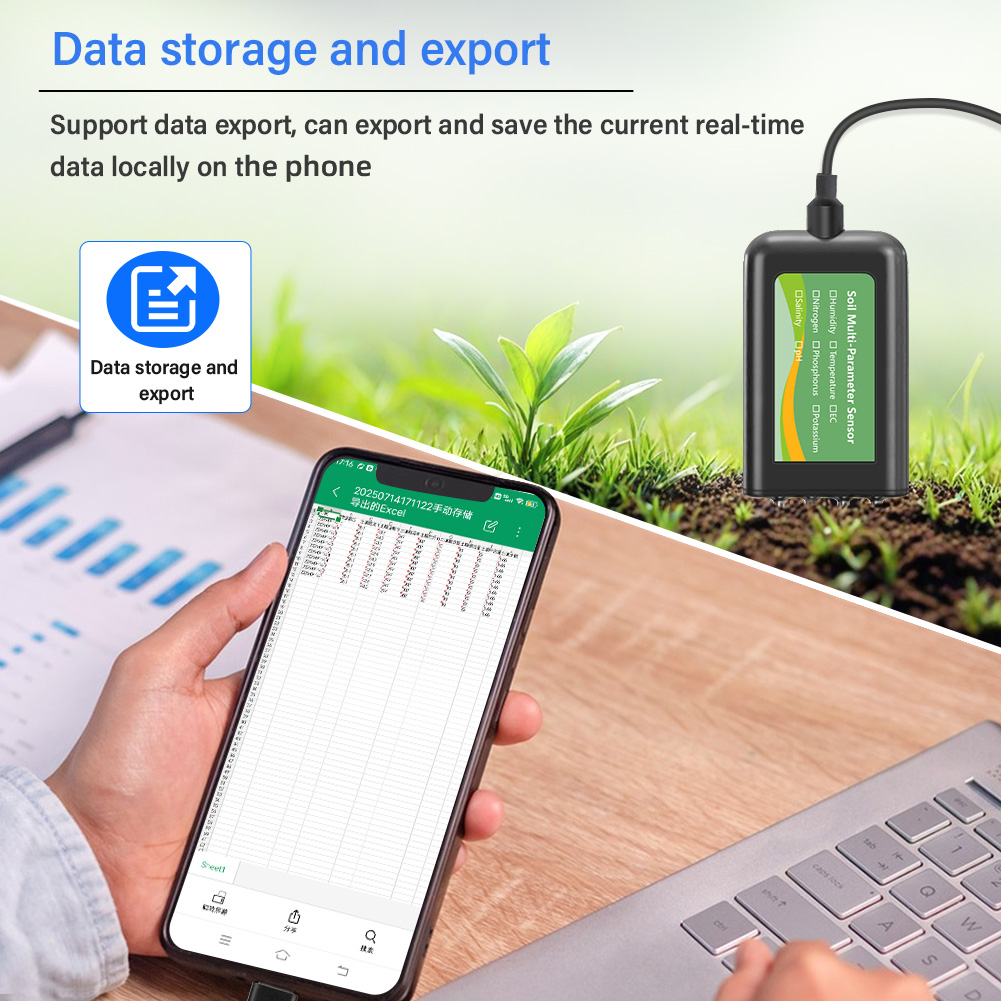 農業用8in1土壌センサー pH EC 水分 NPKテスター - Precision Farming Smart Agriculture のレビューと価格
