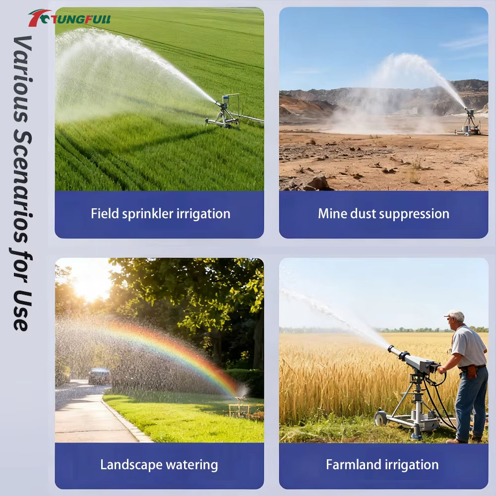 0-48 °   自動回転式タービン散水機、調整可能なスプレ - Farm Agriculture のレビューと価格