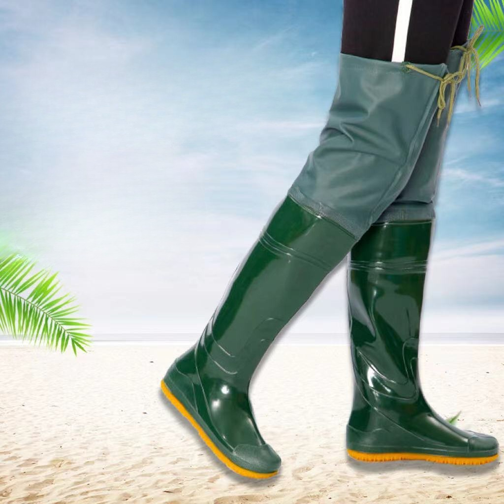 男女兼用オーバーニー防水農作業用ブーツ、柔らかいソール、田植 - Agriculture Farming Shoes のレビューと価格